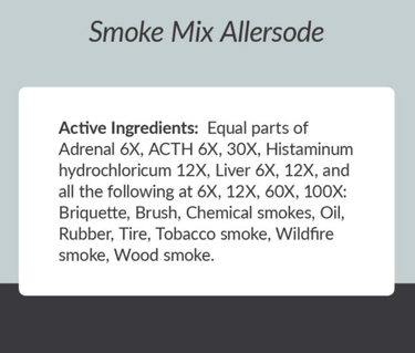 Smoke Mix Allersode (2 fl. oz) * Professional Formulas - Conners Clinic